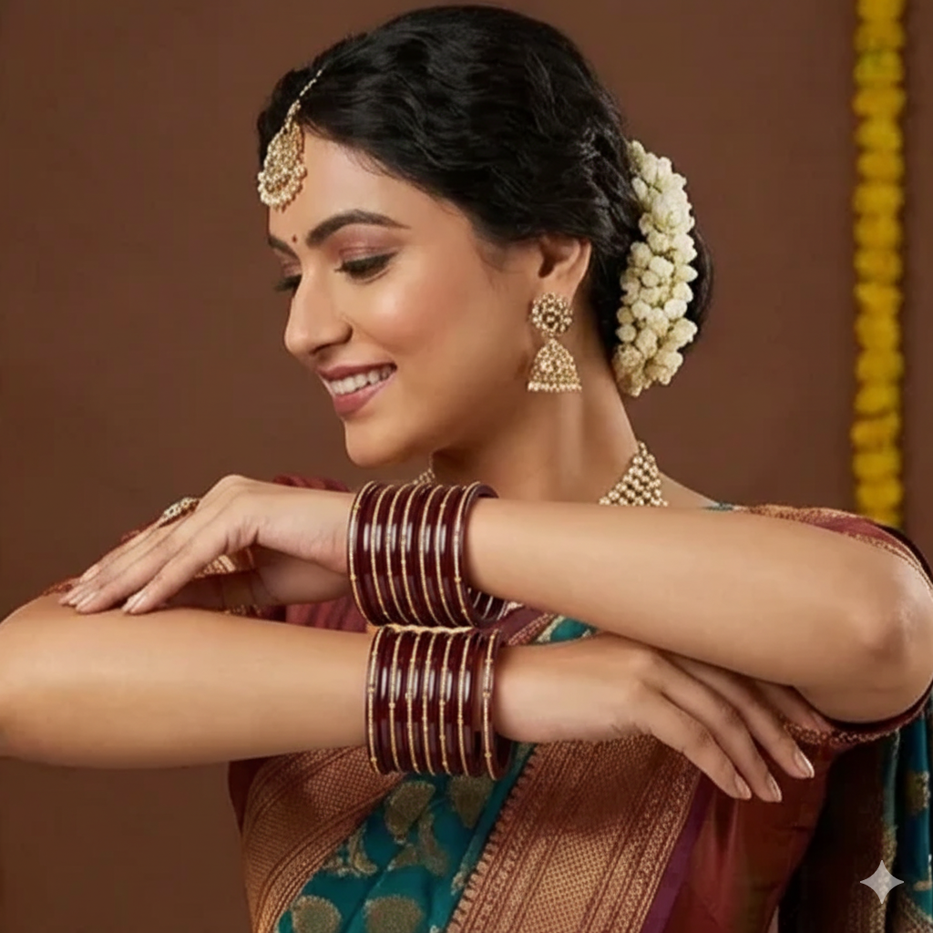 Orna Jewels 22kt Gold Pola Bangles (With 916 Certificate)