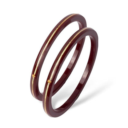 Orna Jewels 22kt Gold Pola Bangles (With 916 Certificate)