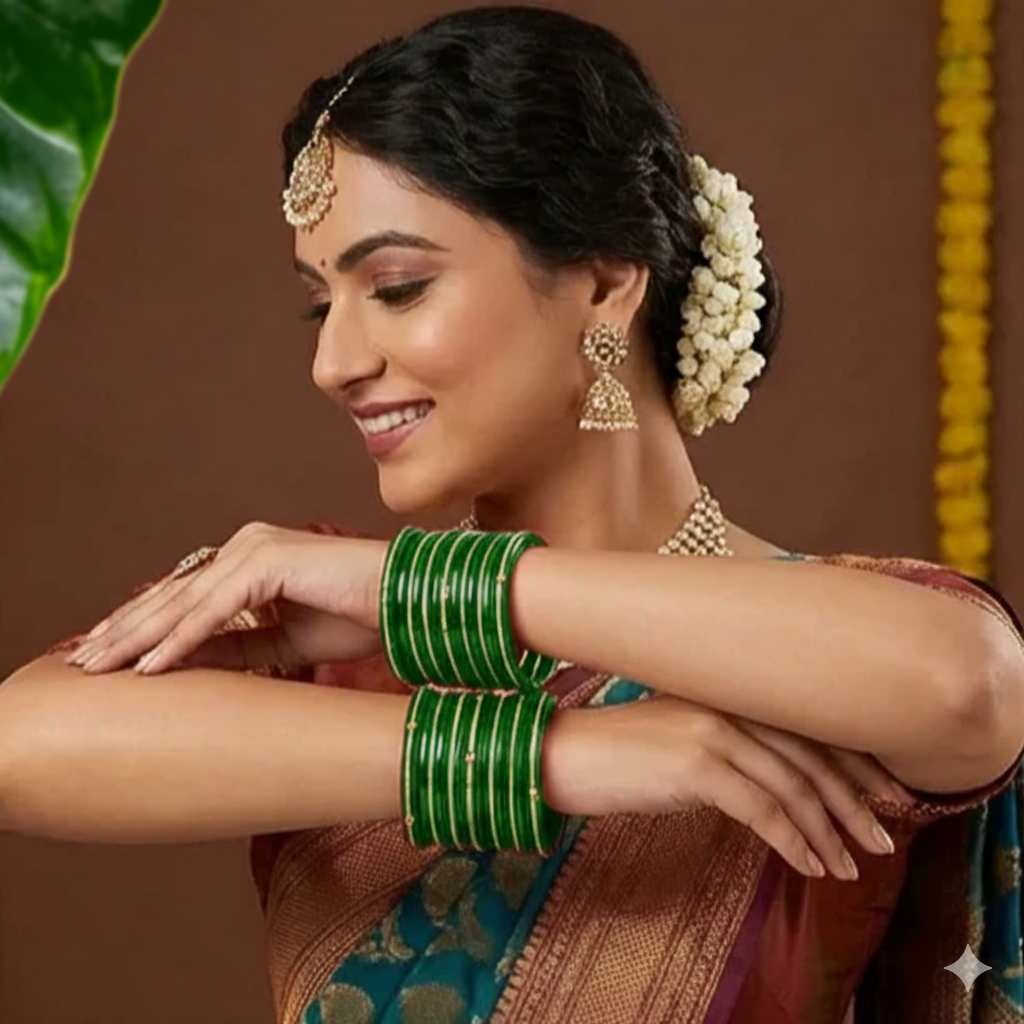 Orna Jewels 22kt Gold Pola Bangles (With 916 Certificate)