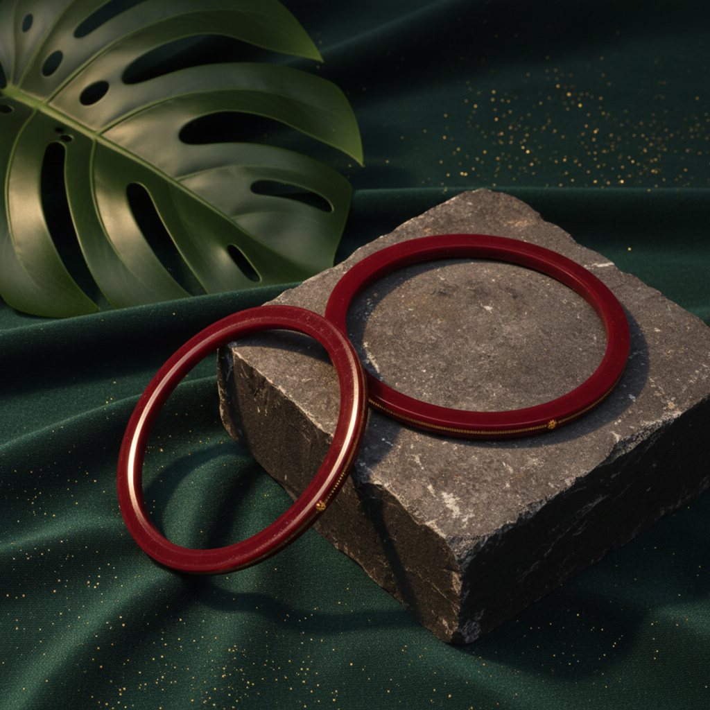 Orna Jewels 22kt Gold Pola Bangles (With 916 Certificate)